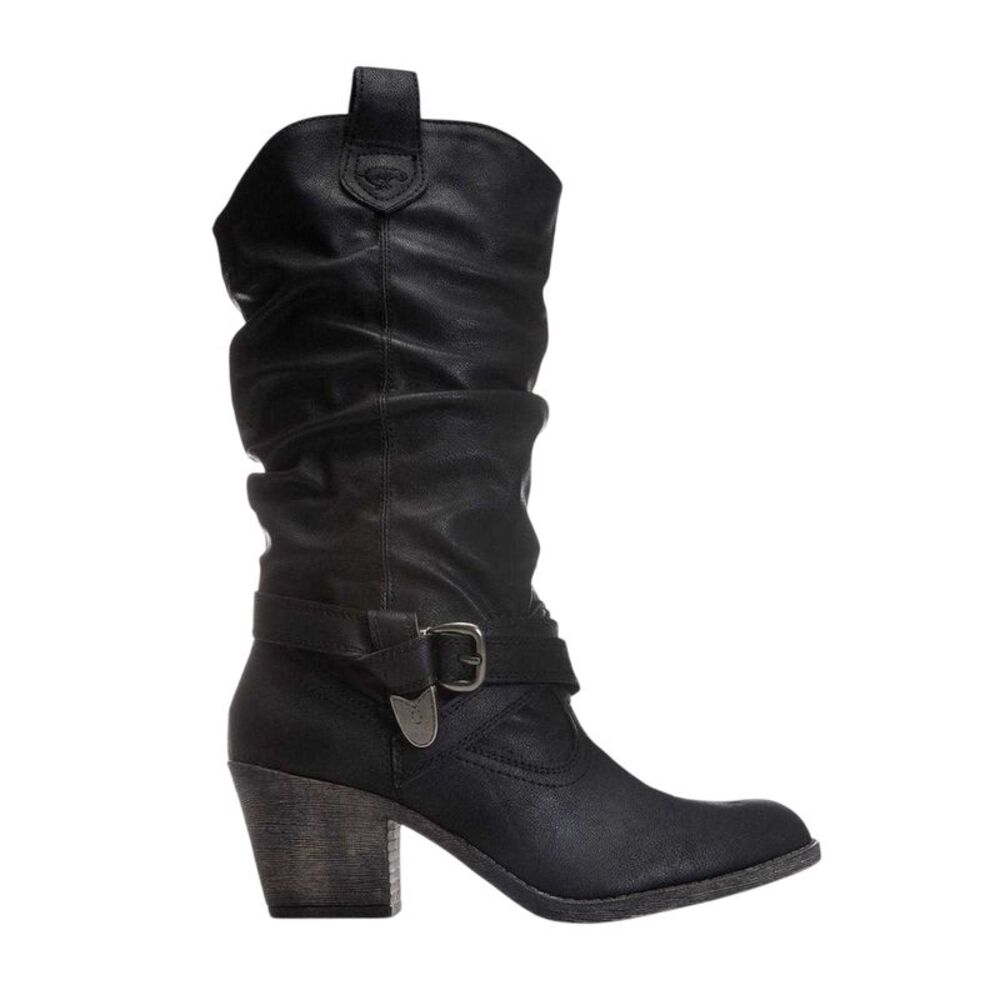 Rocket Dog Womens/Ladies Sidestep Lewis Calf Boots / Black